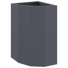 Hoek Plantbak Antraciet 30 x 30 x 50 cm Staal