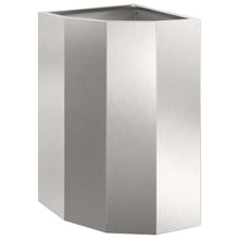 Hoek Plantbak Zilver 30 x 30 x 50 cm Roestvrij staal