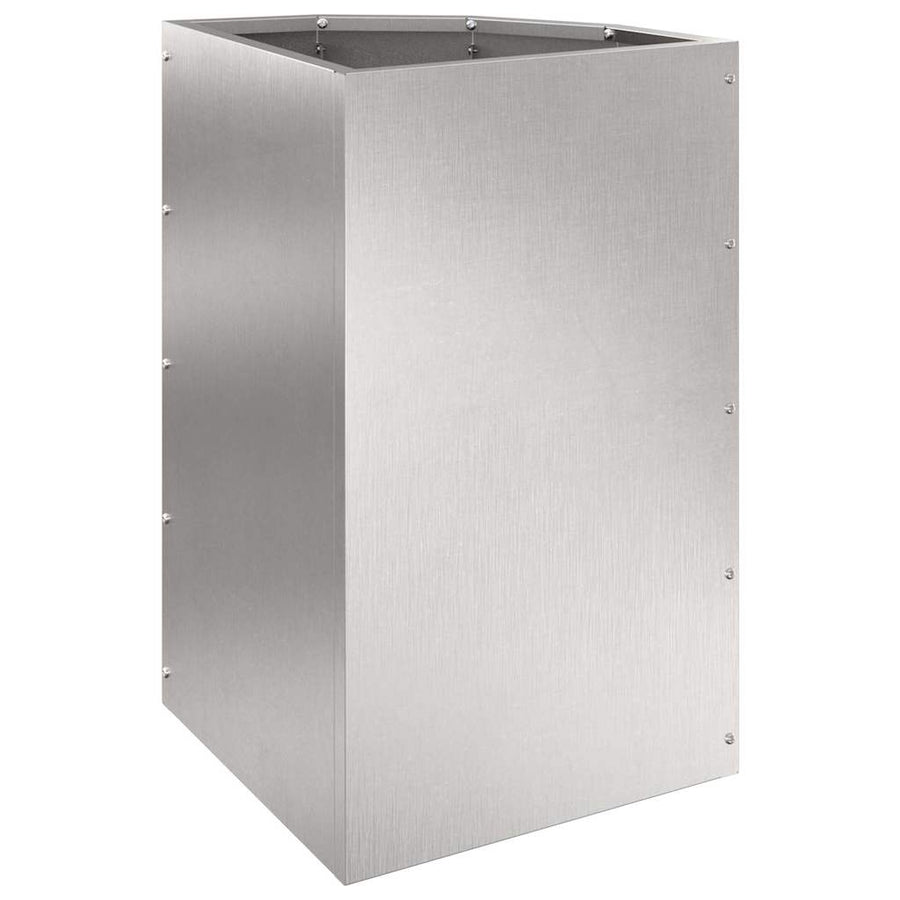 Hoek Plantbak Zilver 30 x 30 x 50 cm Roestvrij staal