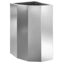 Hoek Plantbak Zilver 30 x 30 x 50 cm Gegalvaniseerd staal
