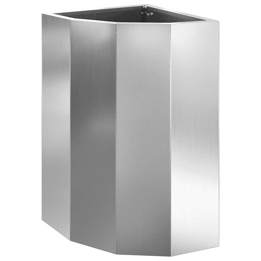 Hoek Plantbak Zilver 30 x 30 x 50 cm Gegalvaniseerd staal