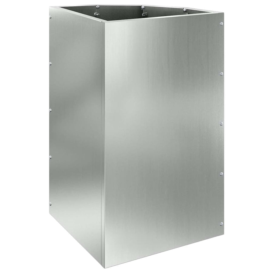 Hoek Plantbak Zilver 30 x 30 x 50 cm Gegalvaniseerd staal