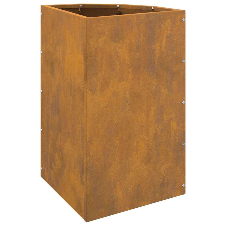 Hoek Plantbak Roestig 30 x 30 x 50 cm Cortenstaal