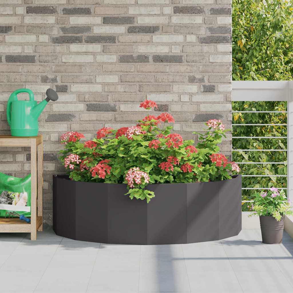 Plantenbak Zwart 120 x 60 x 35 cm Staal
