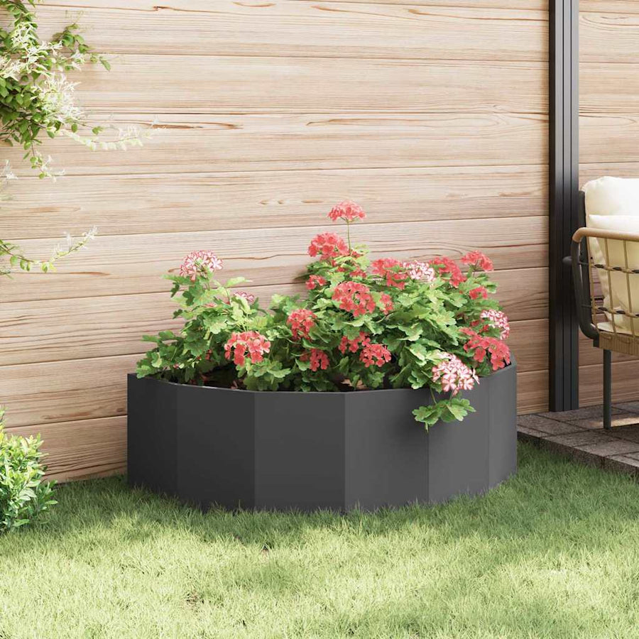 Plantenbak Zwart 120 x 60 x 35 cm Staal