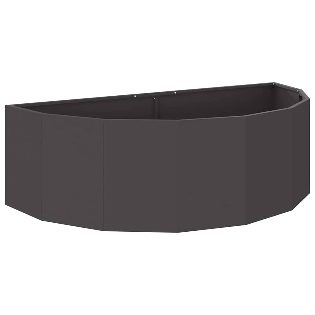 Plantenbak Zwart 120 x 60 x 35 cm Staal