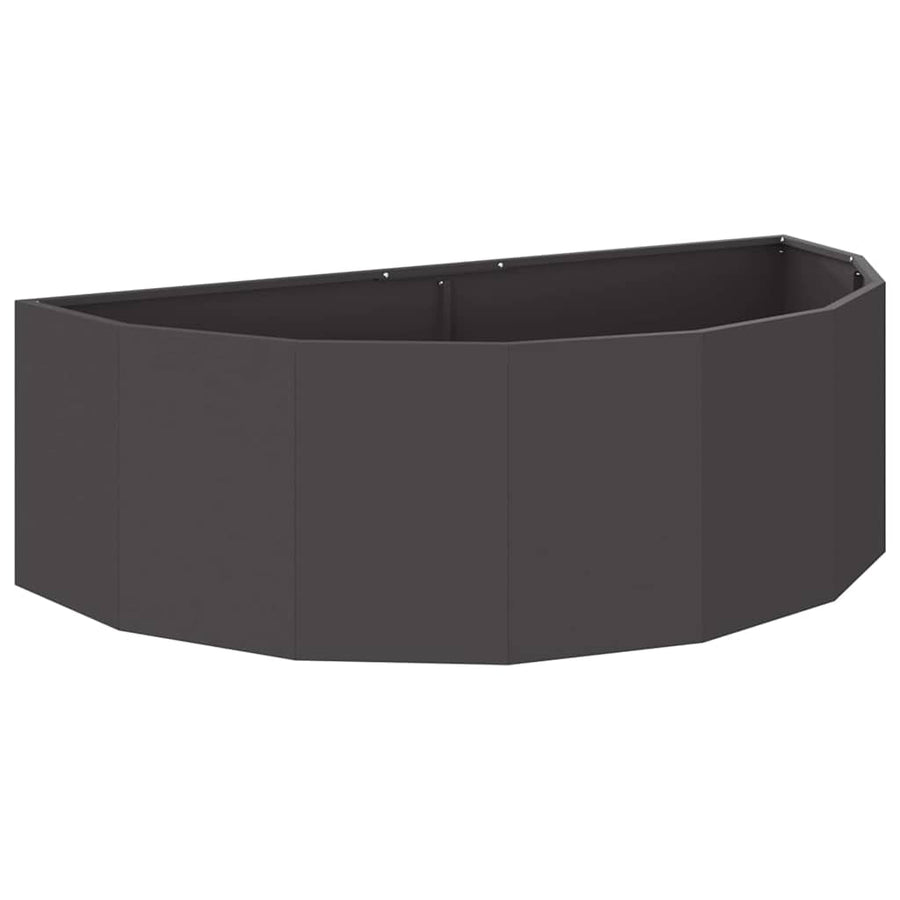 Plantenbak Zwart 120 x 60 x 35 cm Staal