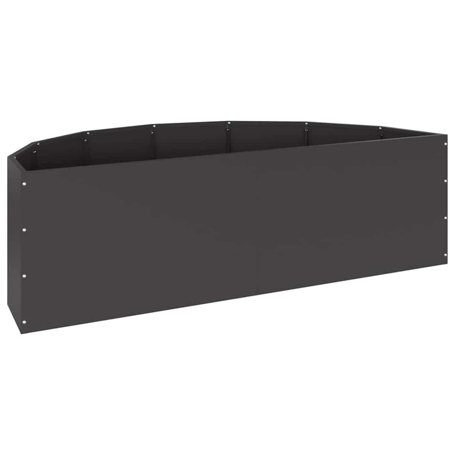 Plantenbak Zwart 120 x 60 x 35 cm Staal