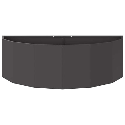 Plantenbak Zwart 120 x 60 x 35 cm Staal