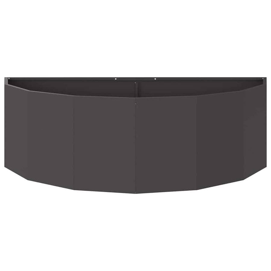 Plantenbak Zwart 120 x 60 x 35 cm Staal