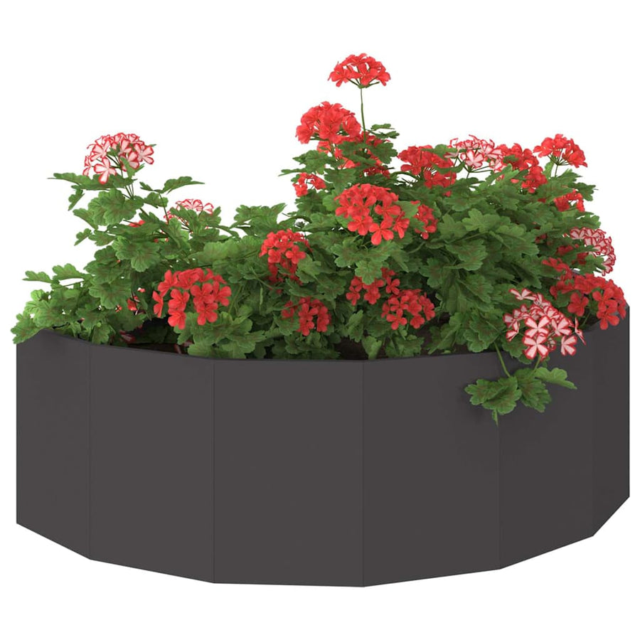 Plantenbak Zwart 120 x 60 x 35 cm Staal