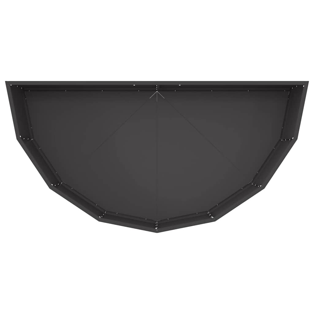 Plantenbak Zwart 120 x 60 x 35 cm Staal