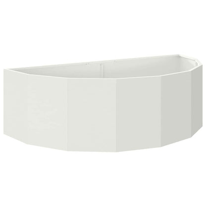 Plantenbak Wit 120 x 60 x 35 cm Staal