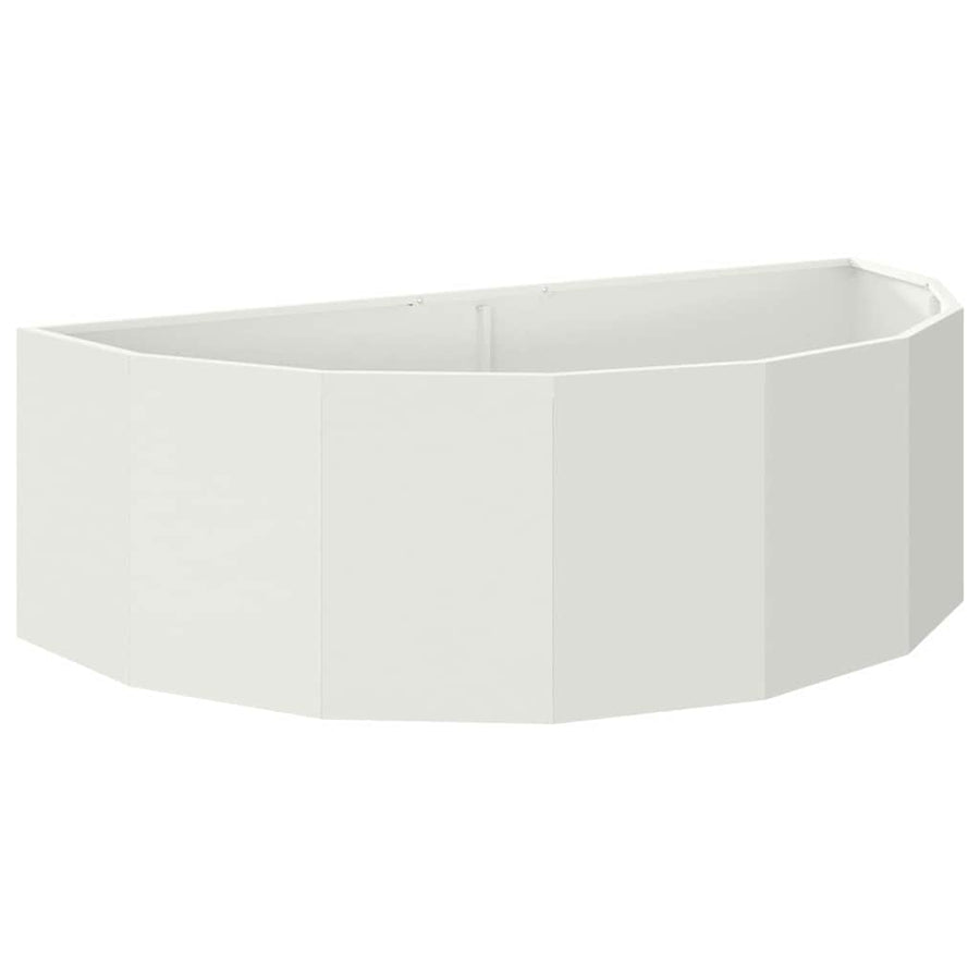 Plantenbak Wit 120 x 60 x 35 cm Staal