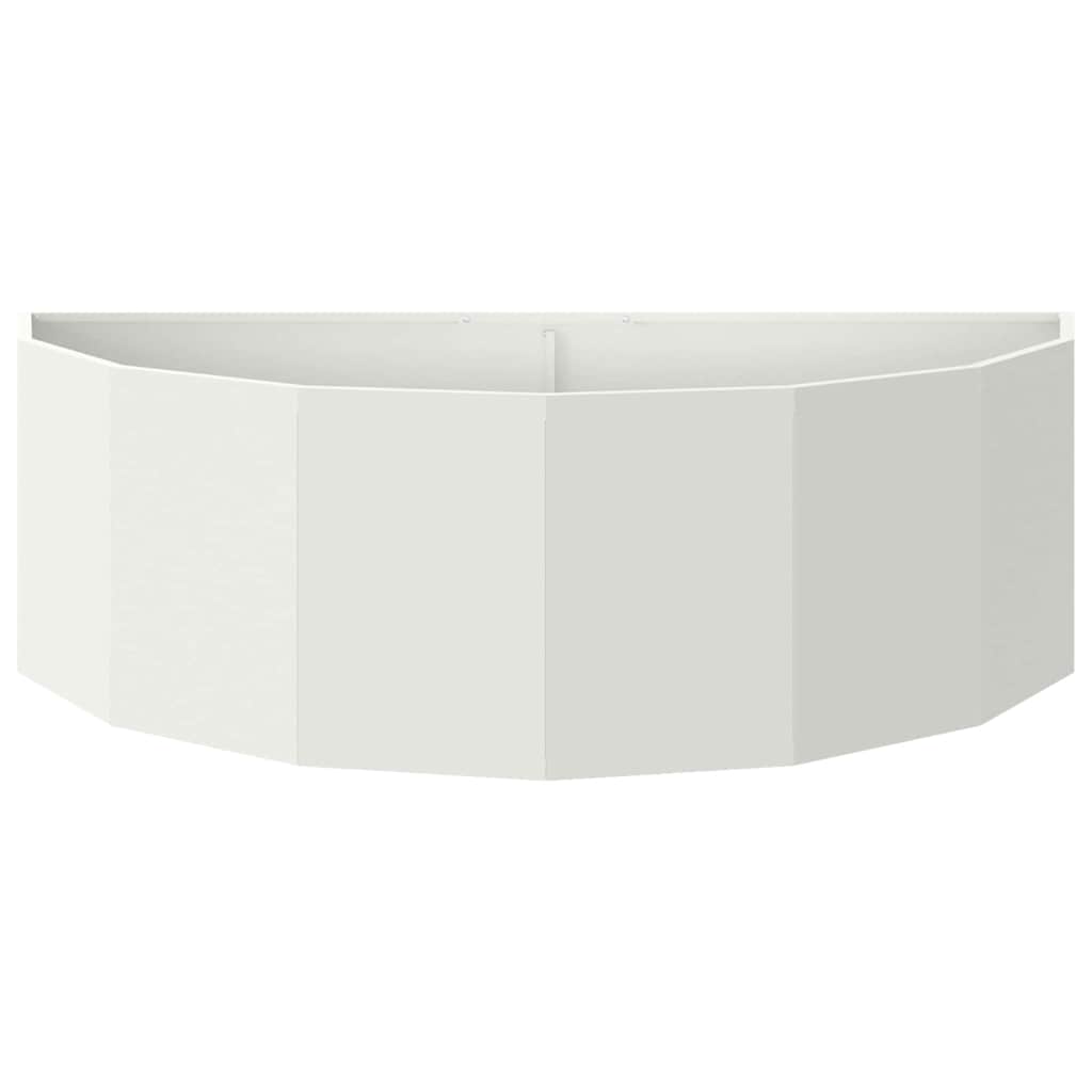Plantenbak Wit 120 x 60 x 35 cm Staal
