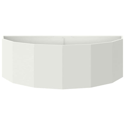 Plantenbak Wit 120 x 60 x 35 cm Staal