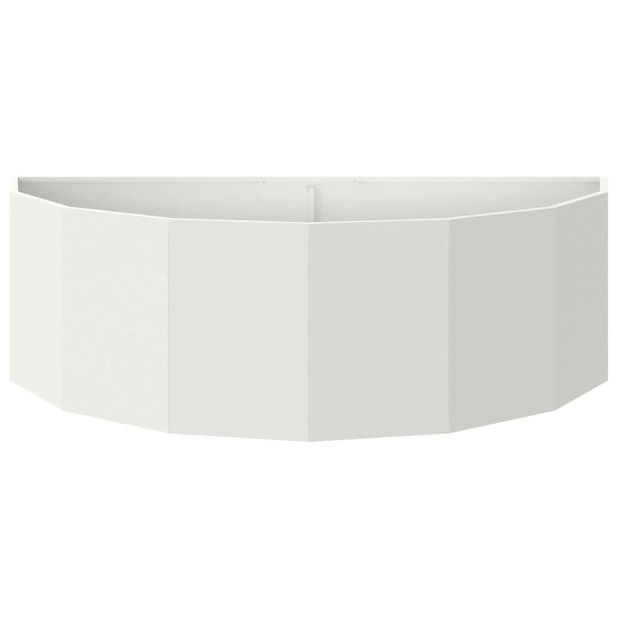 Plantenbak Wit 120 x 60 x 35 cm Staal