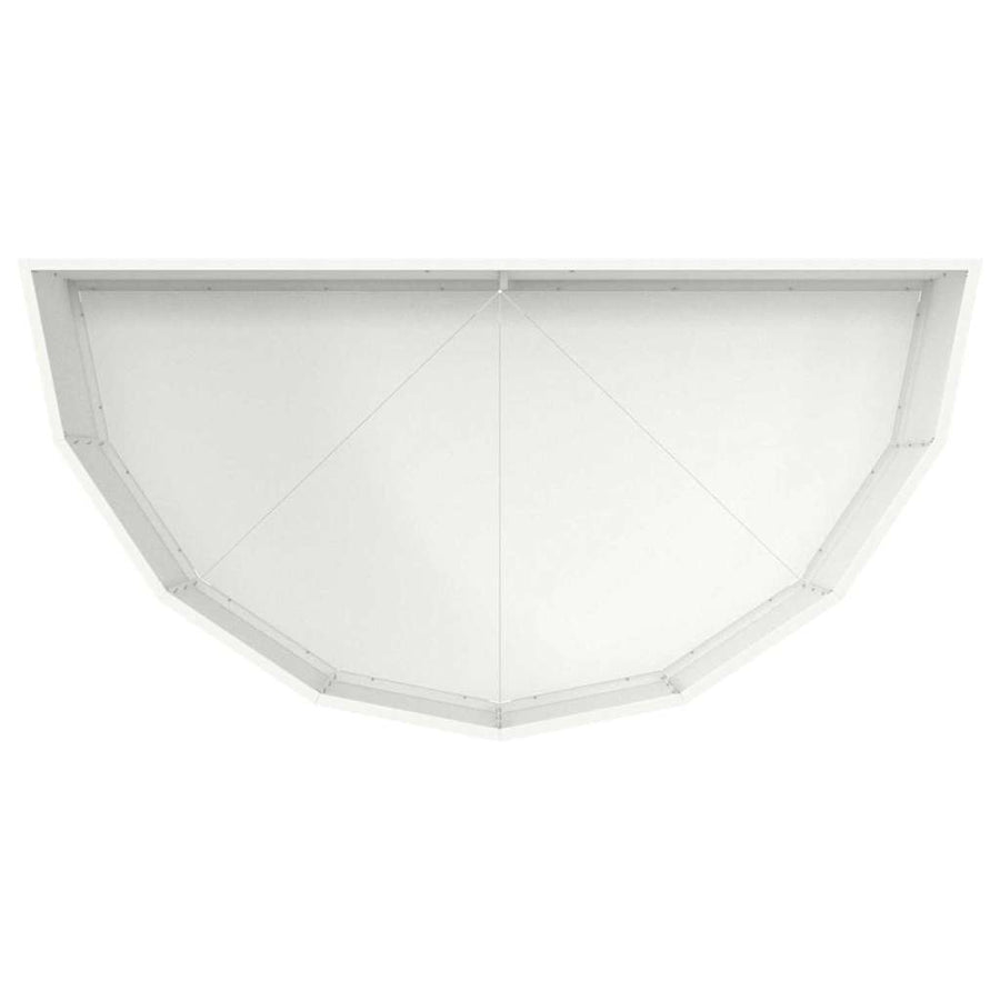 Plantenbak Wit 120 x 60 x 35 cm Staal