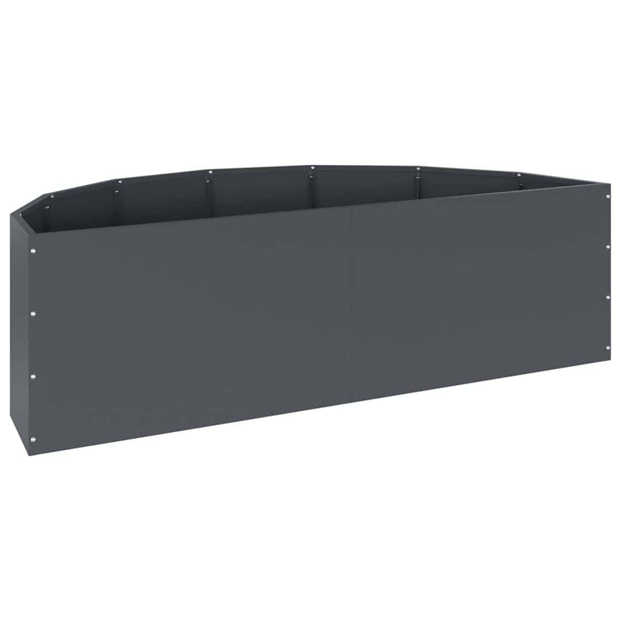 Plantenbak Antraciet 120 x 60 x 35 cm Staal