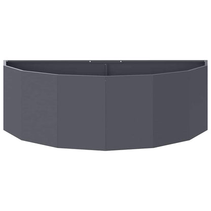 Plantenbak Antraciet 120 x 60 x 35 cm Staal
