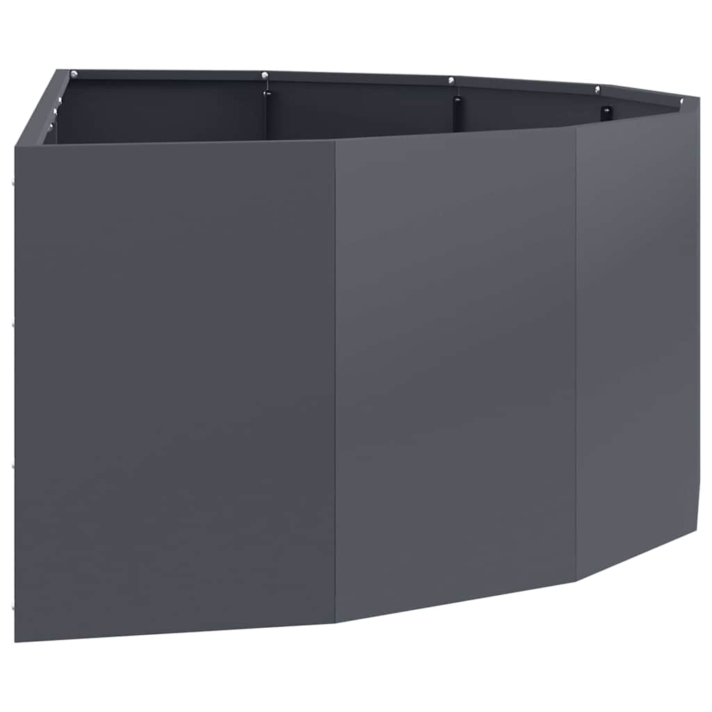 Plantenbak Antraciet 120 x 60 x 35 cm Staal