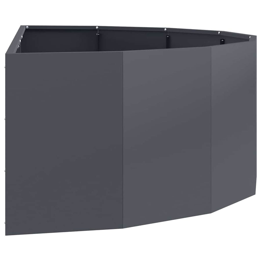 Plantenbak Antraciet 120 x 60 x 35 cm Staal