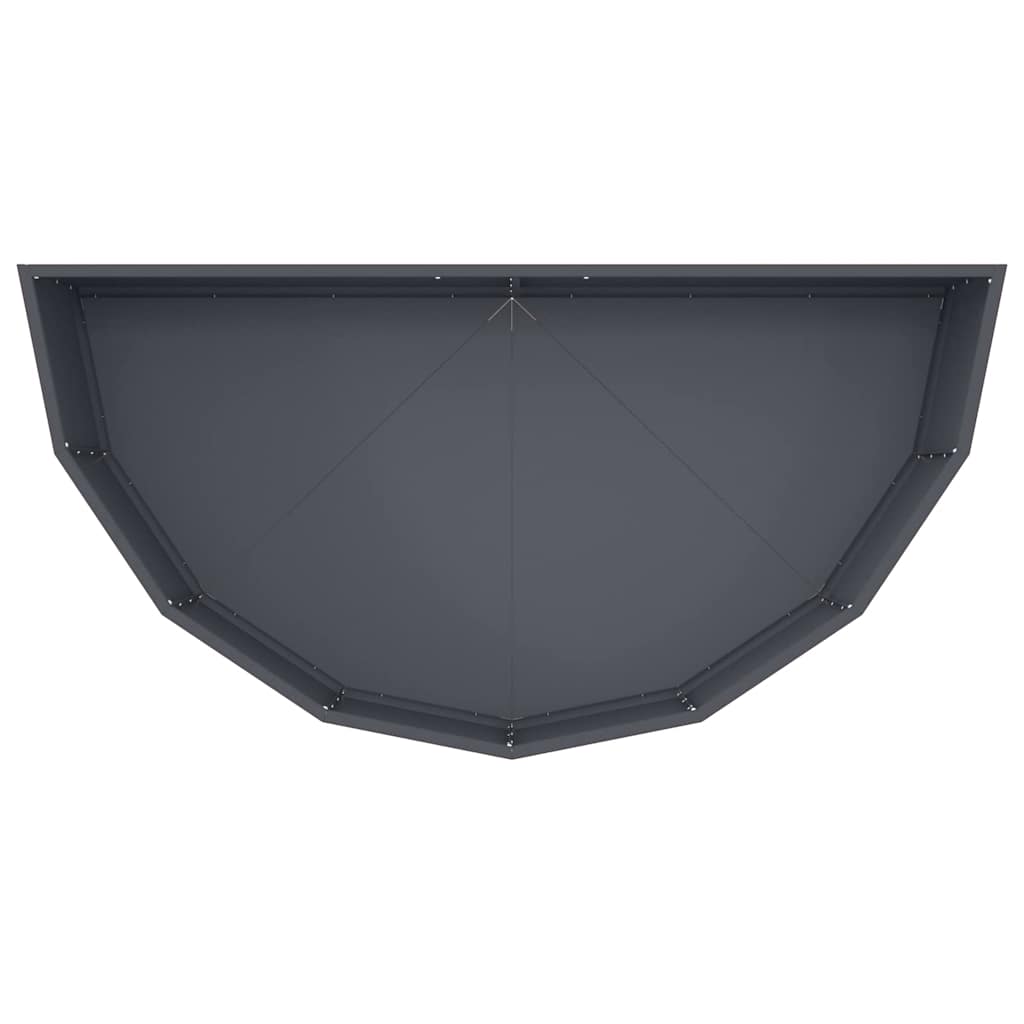 Plantenbak Antraciet 120 x 60 x 35 cm Staal