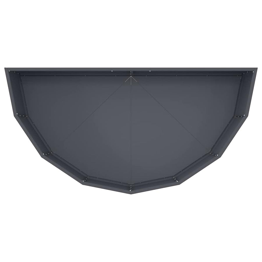 Plantenbak Antraciet 120 x 60 x 35 cm Staal