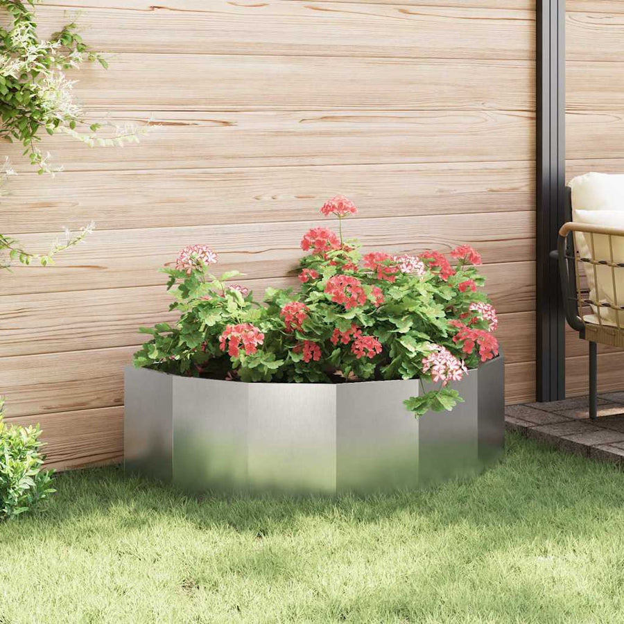 Plantenbak Zilver 120 x 60 x 35 cm Roestvrij staal