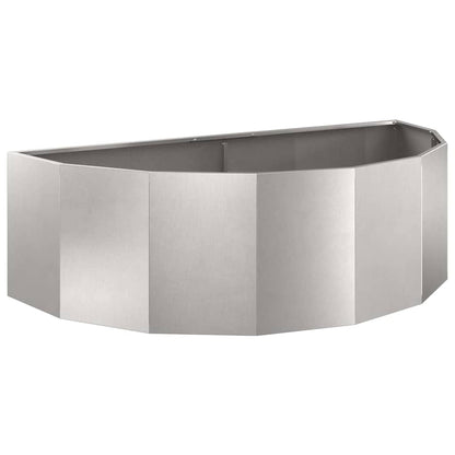 Plantenbak Zilver 120 x 60 x 35 cm Roestvrij staal