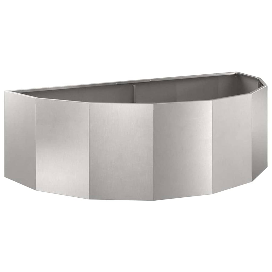 Plantenbak Zilver 120 x 60 x 35 cm Roestvrij staal