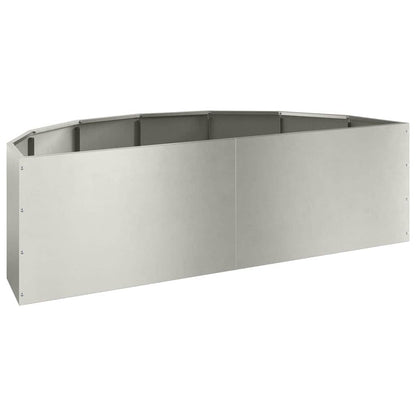 Plantenbak Zilver 120 x 60 x 35 cm Roestvrij staal