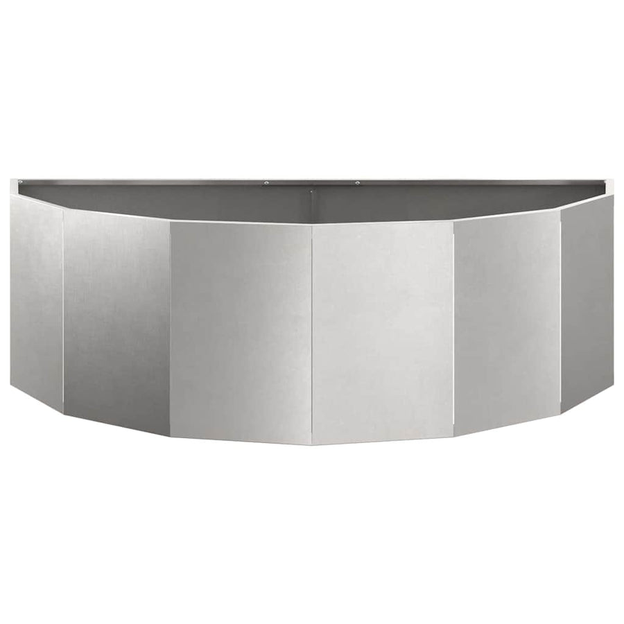 Plantenbak Zilver 120 x 60 x 35 cm Roestvrij staal
