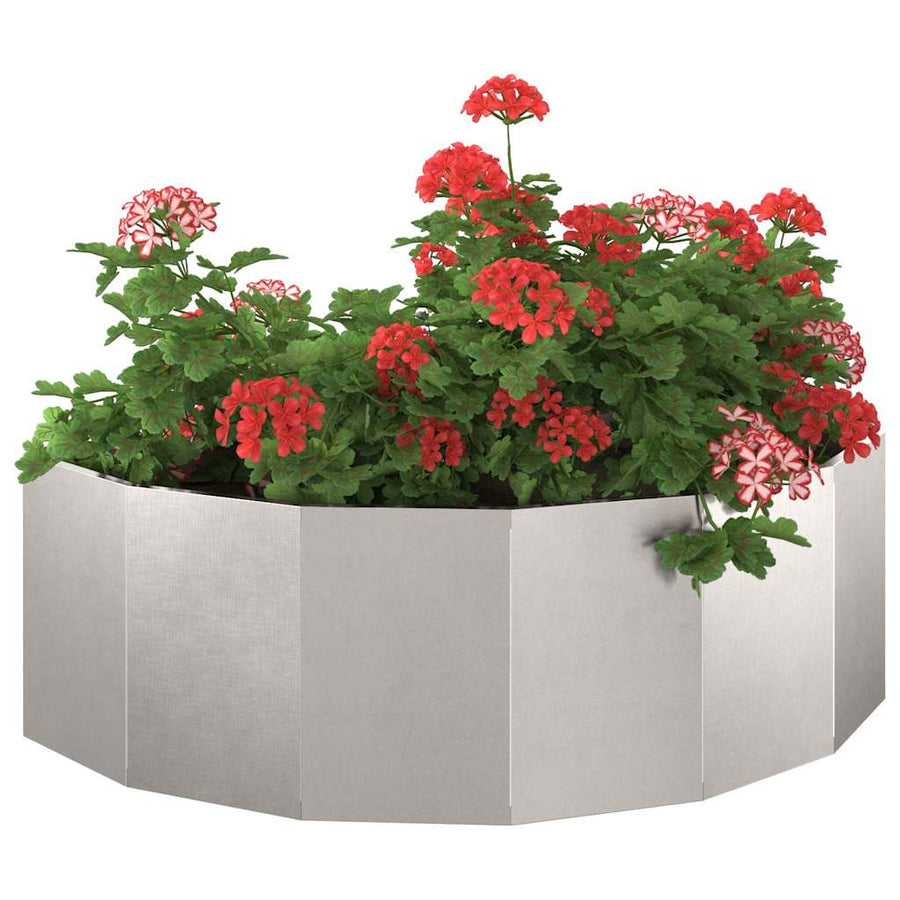 Plantenbak Zilver 120 x 60 x 35 cm Roestvrij staal