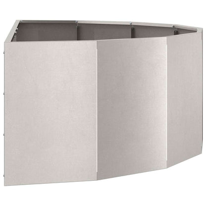 Plantenbak Zilver 120 x 60 x 35 cm Roestvrij staal