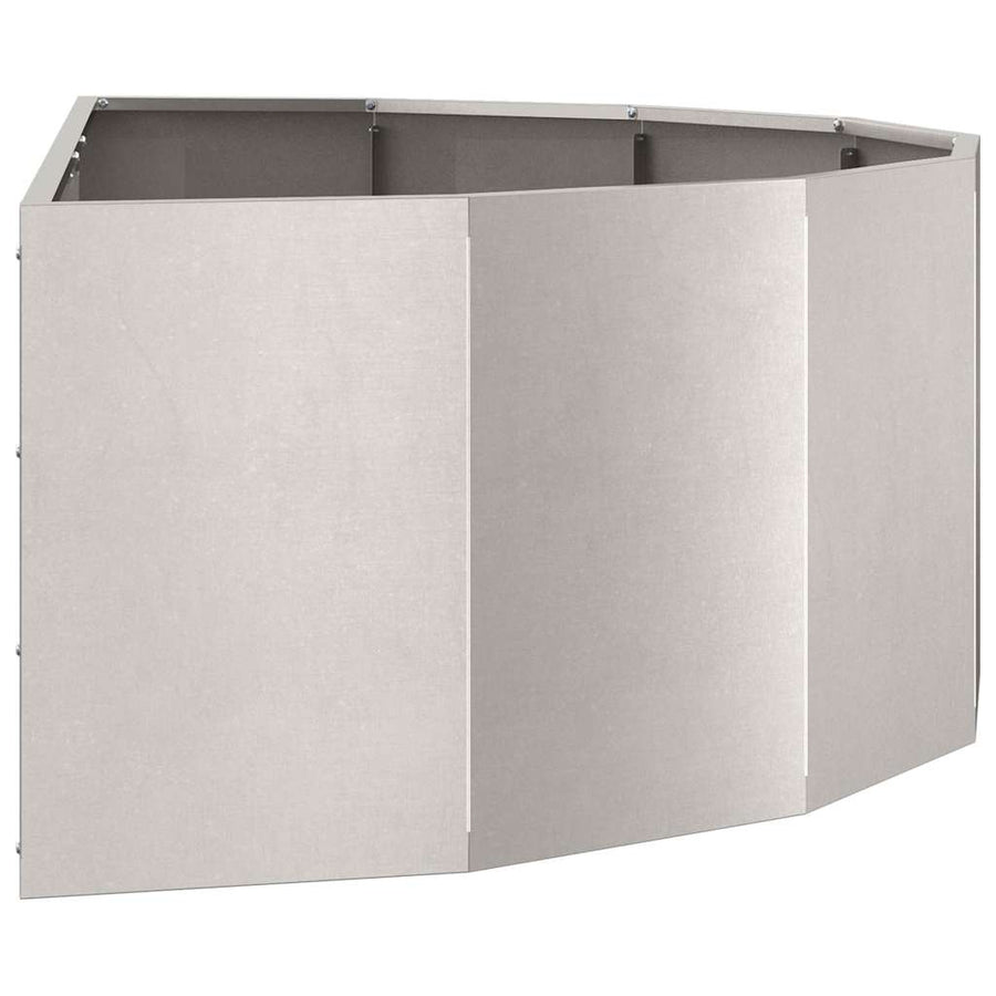 Plantenbak Zilver 120 x 60 x 35 cm Roestvrij staal