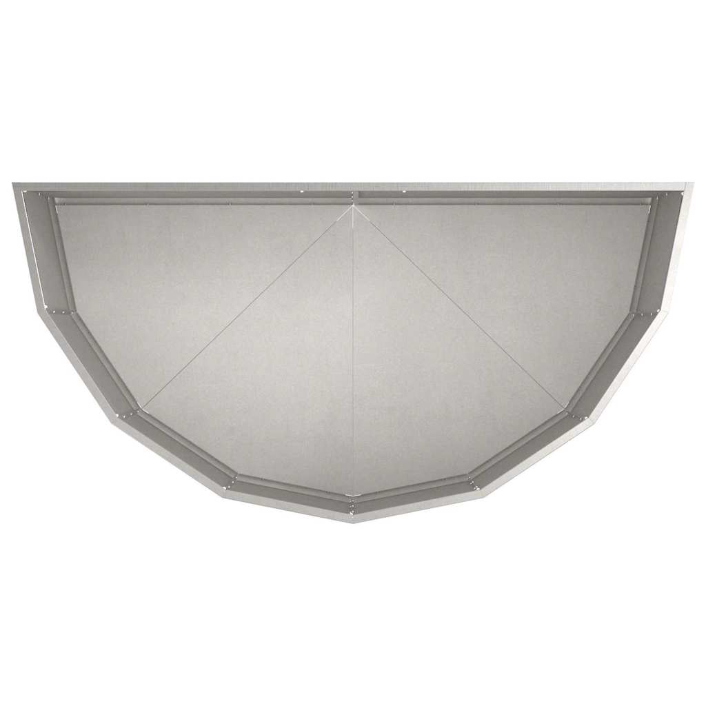 Plantenbak Zilver 120 x 60 x 35 cm Roestvrij staal