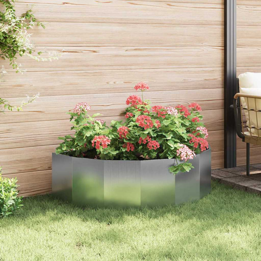 Plantenbak Zilver 120 x 60 x 35 cm Gegalvaniseerd staal