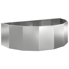 Plantenbak Zilver 120 x 60 x 35 cm Gegalvaniseerd staal