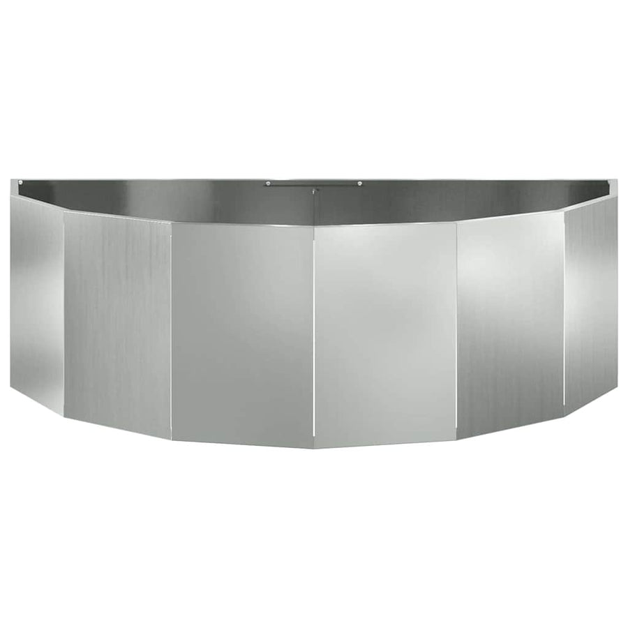 Plantenbak Zilver 120 x 60 x 35 cm Gegalvaniseerd staal