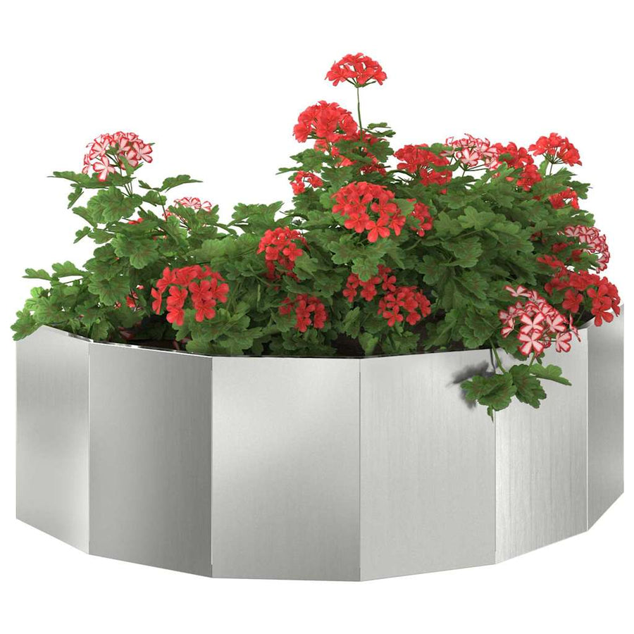 Plantenbak Zilver 120 x 60 x 35 cm Gegalvaniseerd staal