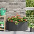 Plantenbak Zwart 90 x 45 x 35 cm Staal