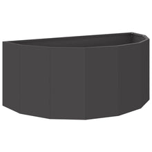Plantenbak Zwart 90 x 45 x 35 cm Staal