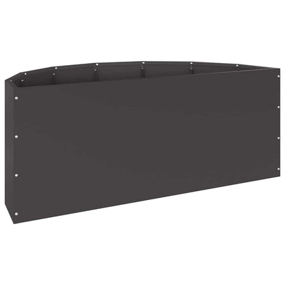Plantenbak Zwart 90 x 45 x 35 cm Staal