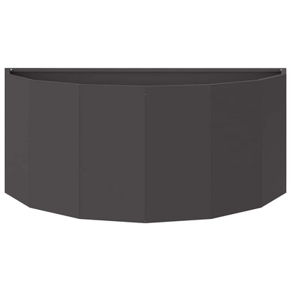 Plantenbak Zwart 90 x 45 x 35 cm Staal