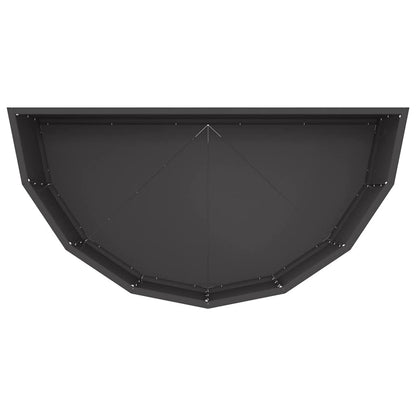 Plantenbak Zwart 90 x 45 x 35 cm Staal
