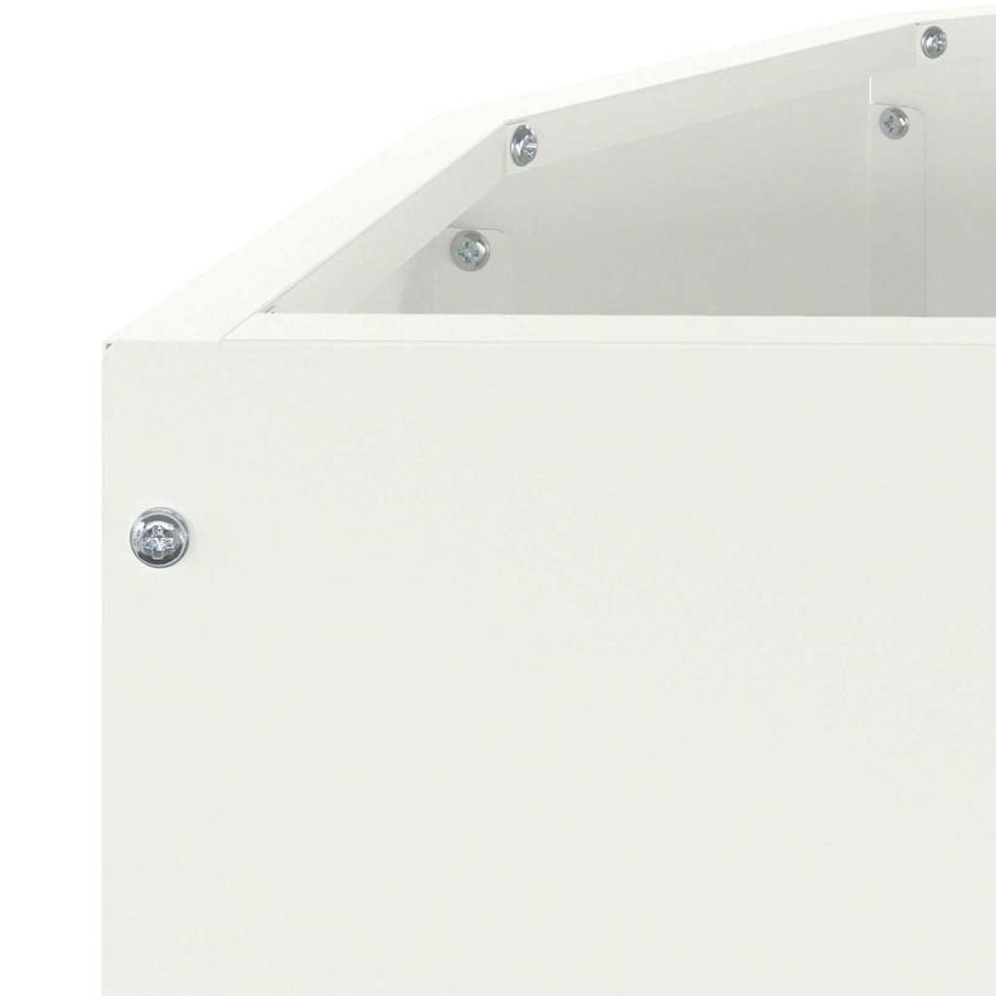 Plantenbak Wit 90 x 45 x 35 cm Staal