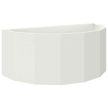 Plantenbak Wit 90 x 45 x 35 cm Staal