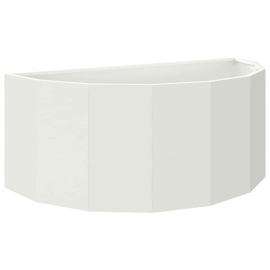 Plantenbak Wit 90 x 45 x 35 cm Staal