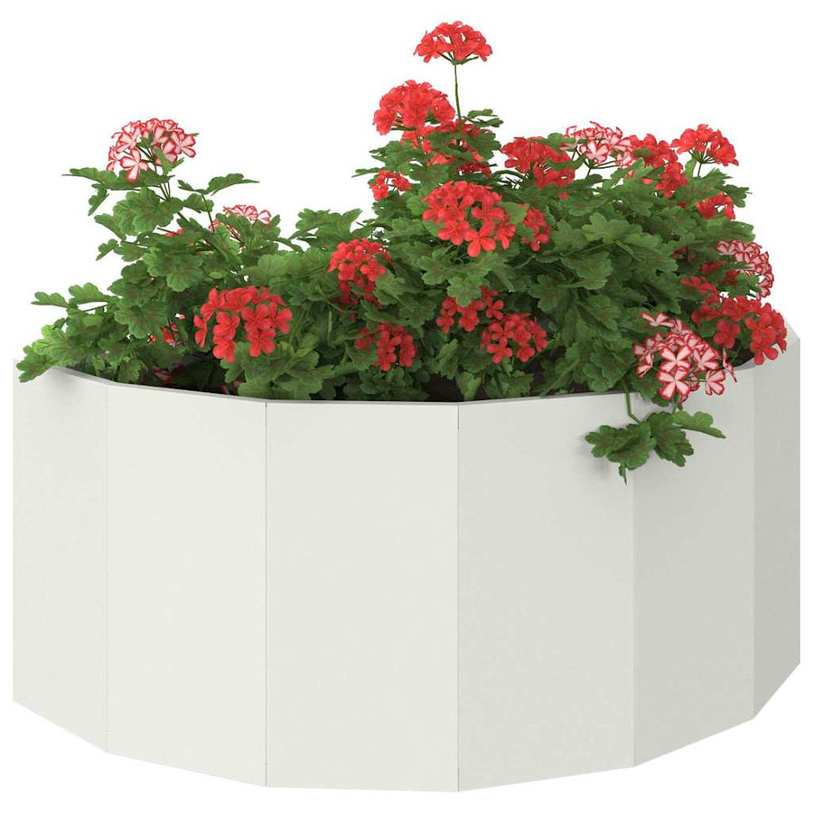 Plantenbak Wit 90 x 45 x 35 cm Staal